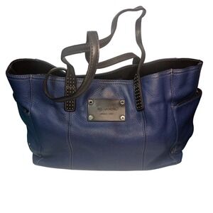 Tignanello‎ Blue Leather Shoulder Bag SKUCH116